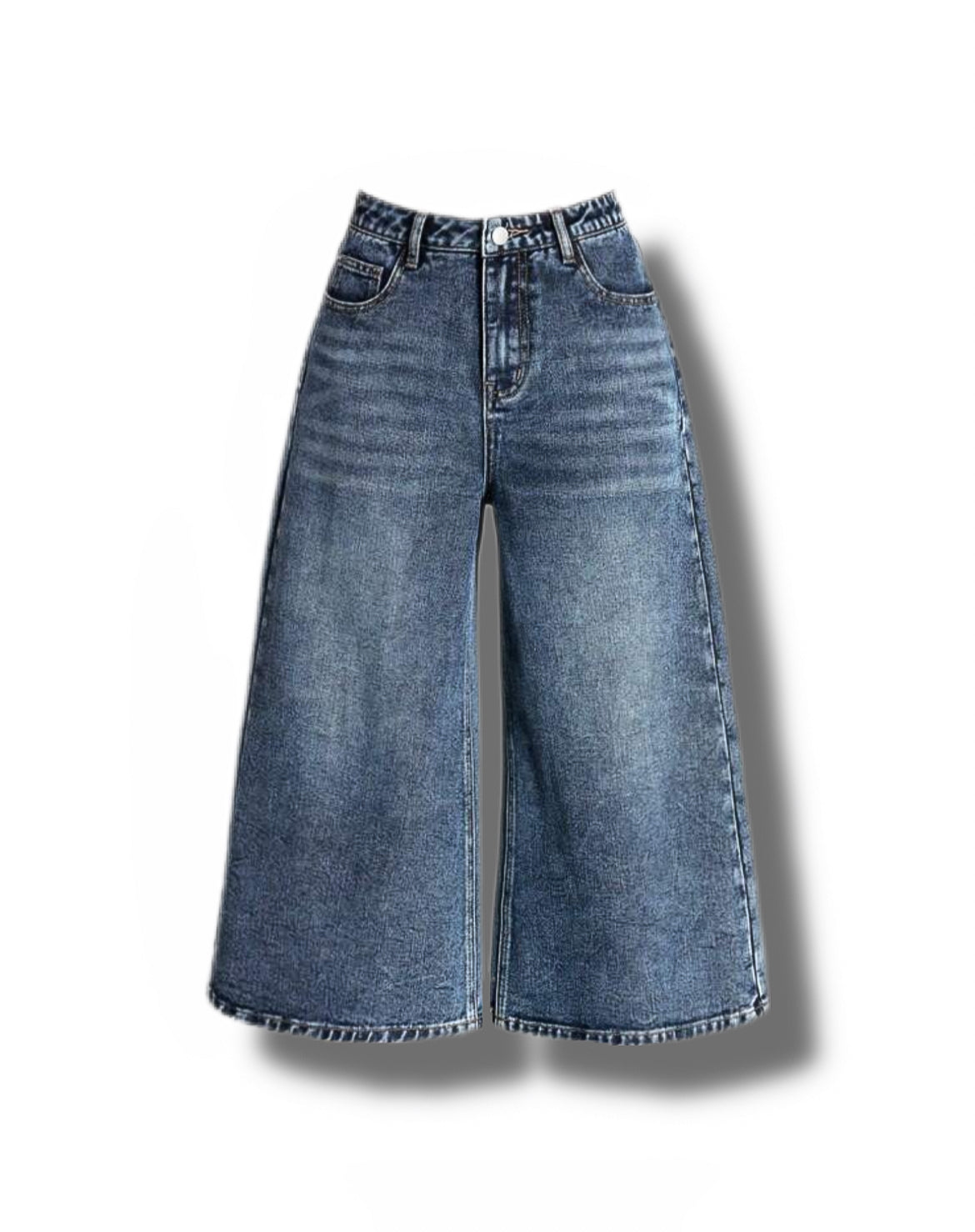 Deparkour - Vintage Calf High Waist 3/4 Jean