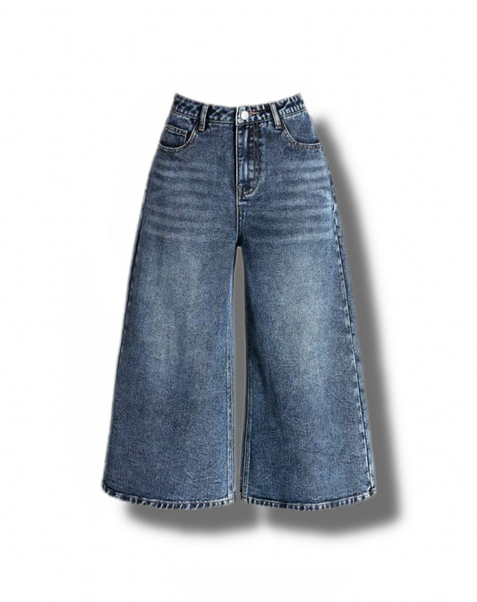 Deparkour - Vintage Calf High Waist 3/4 Jean