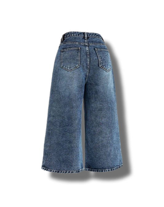 Deparkour - Vintage Calf High Waist 3/4 Jean