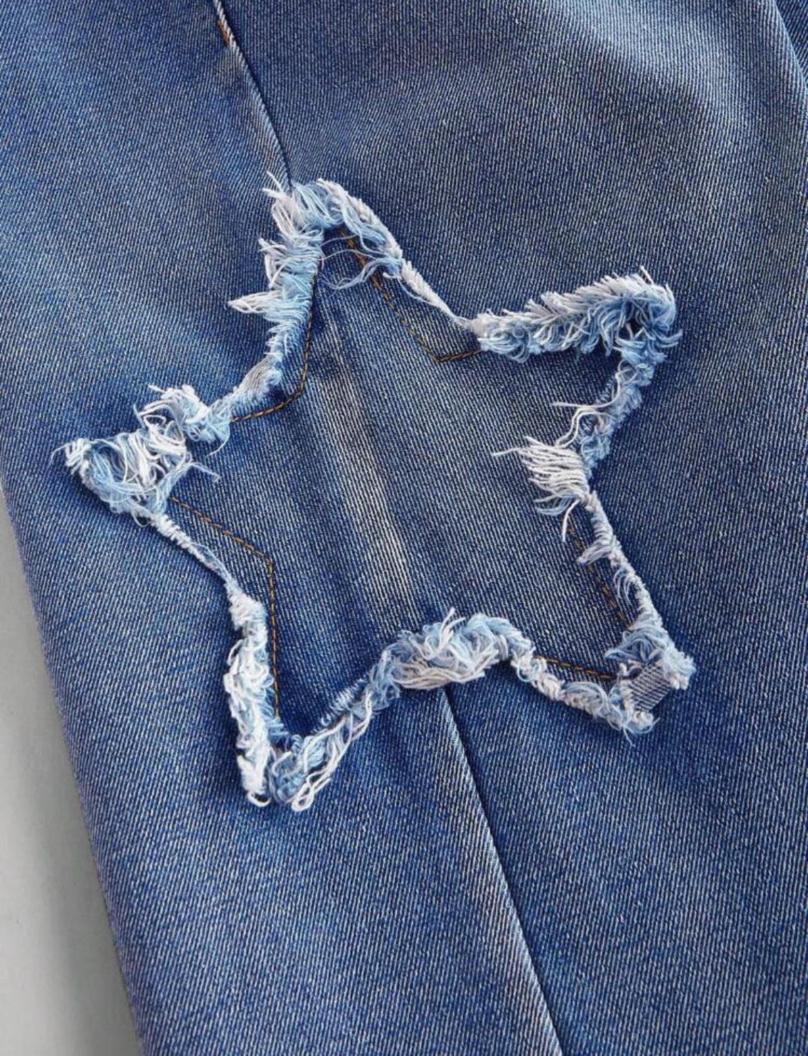 Deparkour - Girls Blue High Waste Baggy Jean